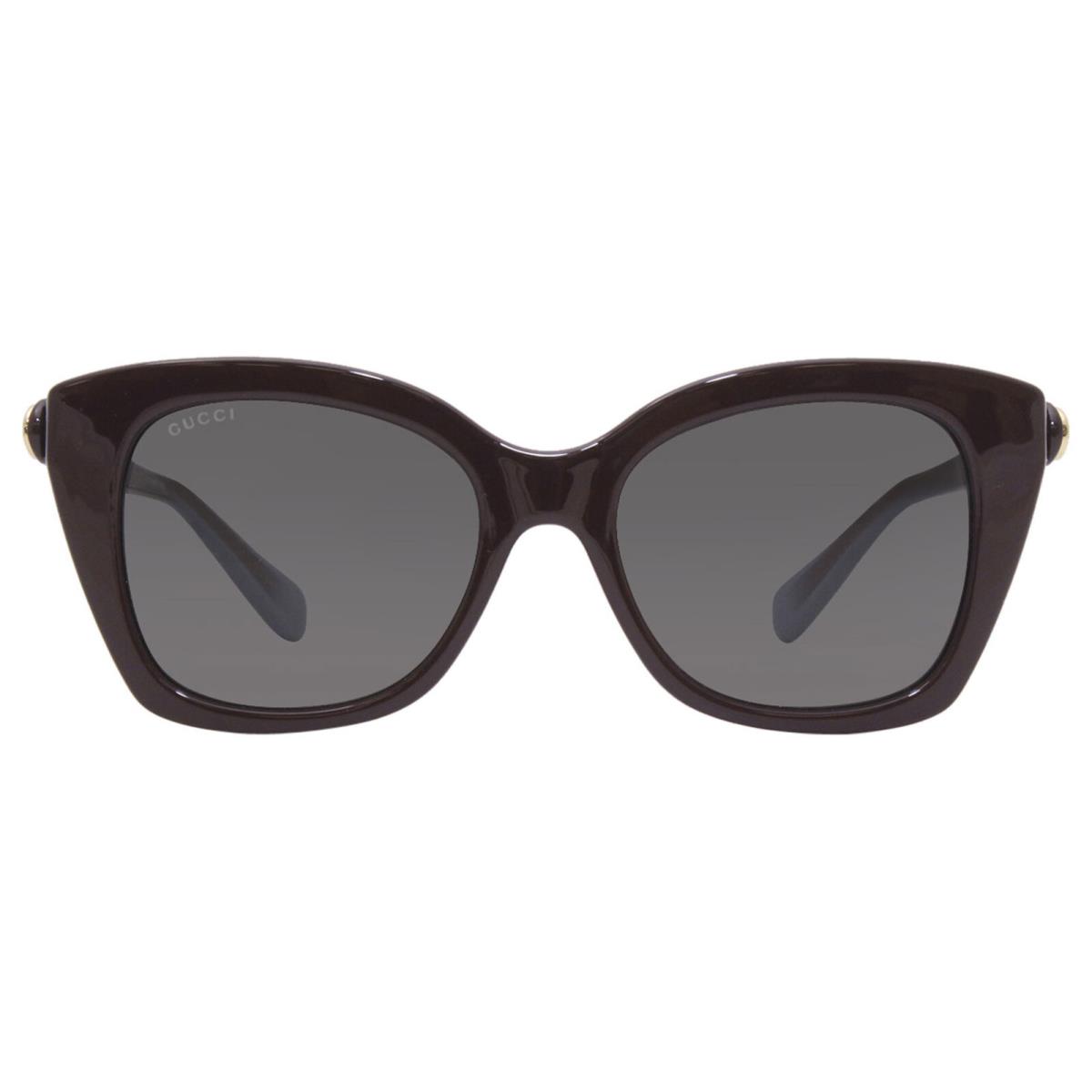 Gucci GG0921S 004 Sunglasses Women`s Brown/grey Lenses Fashion Rectangular 55mm