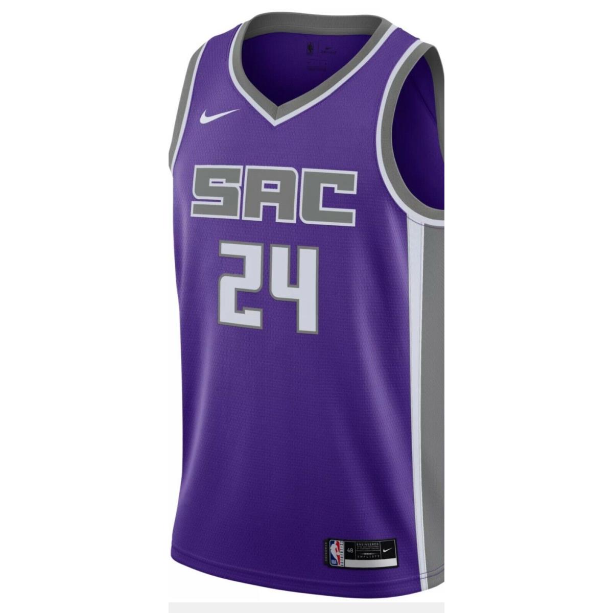 Nike Buddy Hield Sacramento Kings Swingman Icon Edition Jersey Size Mens Xxl 56