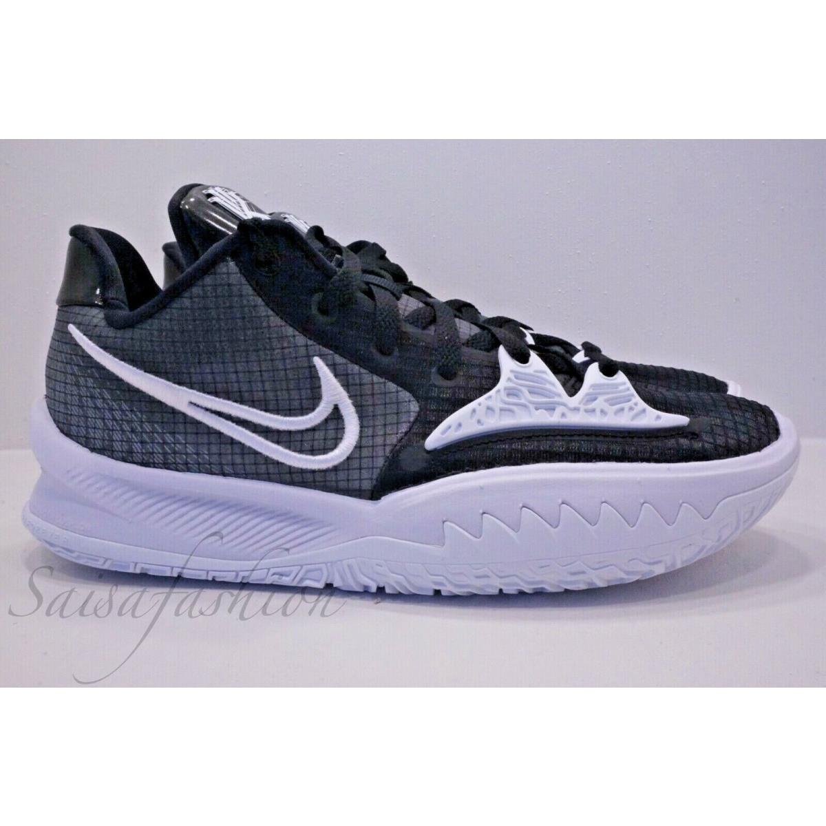 Nike Kyrie Low 4 TB Black White Irving Basketball Shoes DA7803-001 Men`s Sz 8