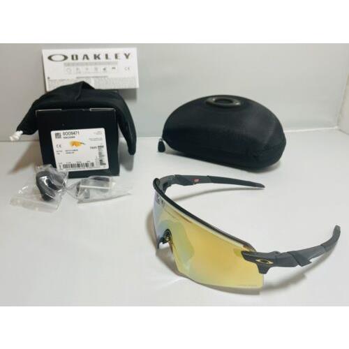 Oakley Mens Encoder Sunglasses Matte Carbon Frame W/ Prizm 24k Gold Lens -  Oakley sunglasses - 700285060163 | Fash Brands