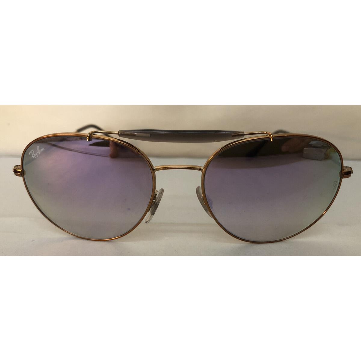 Ray Ban Aviator Unisex Sunglasses Gold Frame Mirror Lens