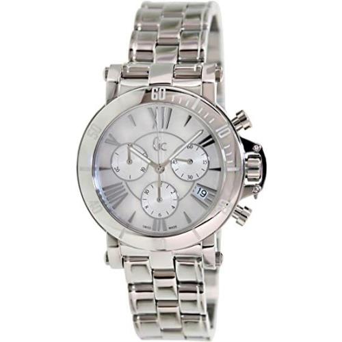 Guess Collection Mother of Pearl White Dial Chronograph Women`s Watch X73001M1S