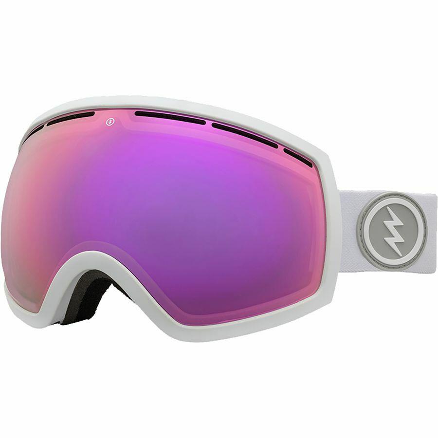 Electric Visual EG2 Matte White Snowboarding Goggles Brose / Pink Chrome