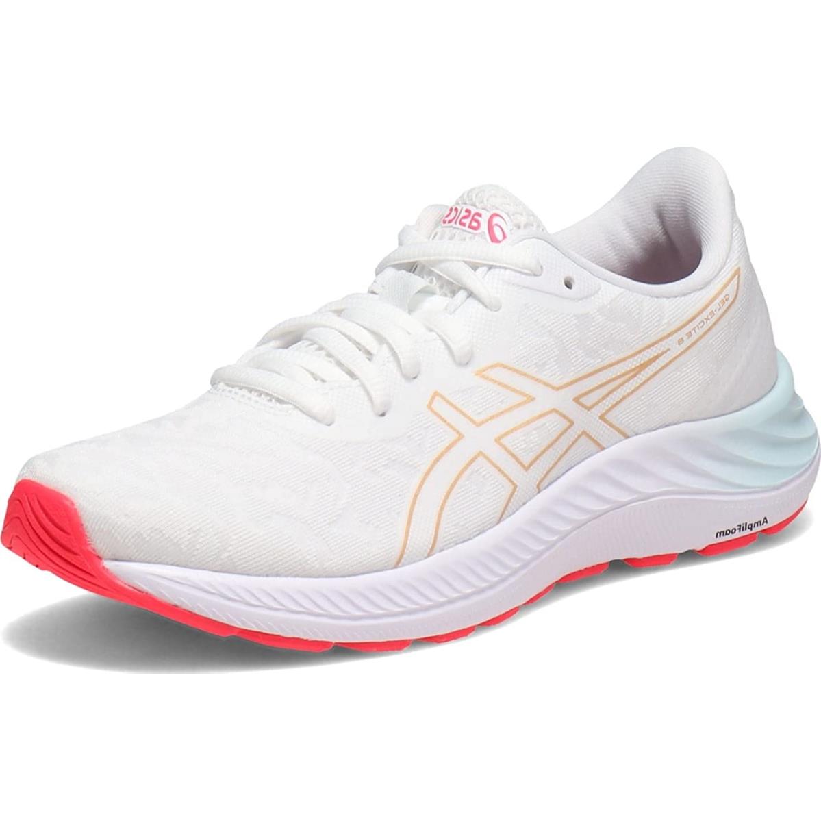 Asics Women`s Gel-excite 8 Running Shoes White/Champagne