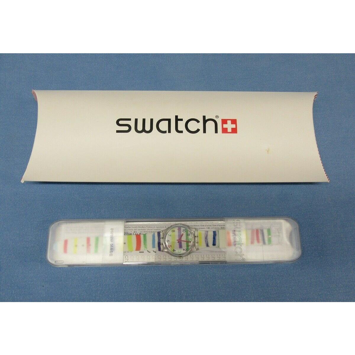 Rainbow Swatch Young Lady`s Wristwatch in Box with Paperwork