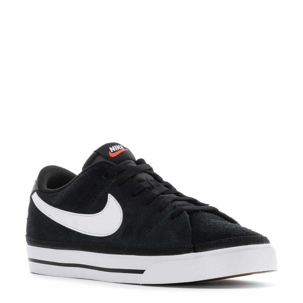 nike suede black shoes