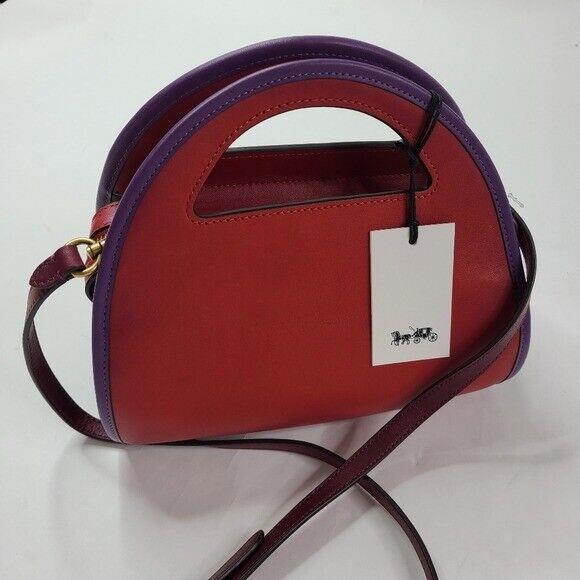 Coach  bag   - Purple Lining, Red Exterior 0