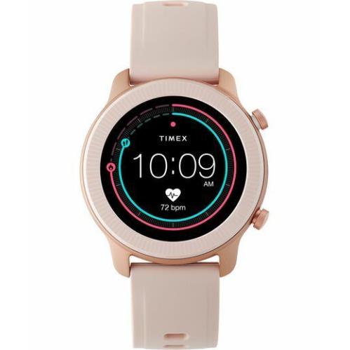 Timex Metropolitan R 42mm Smartwatch Pink Silicone Strap Women`s Watch TW5M43000