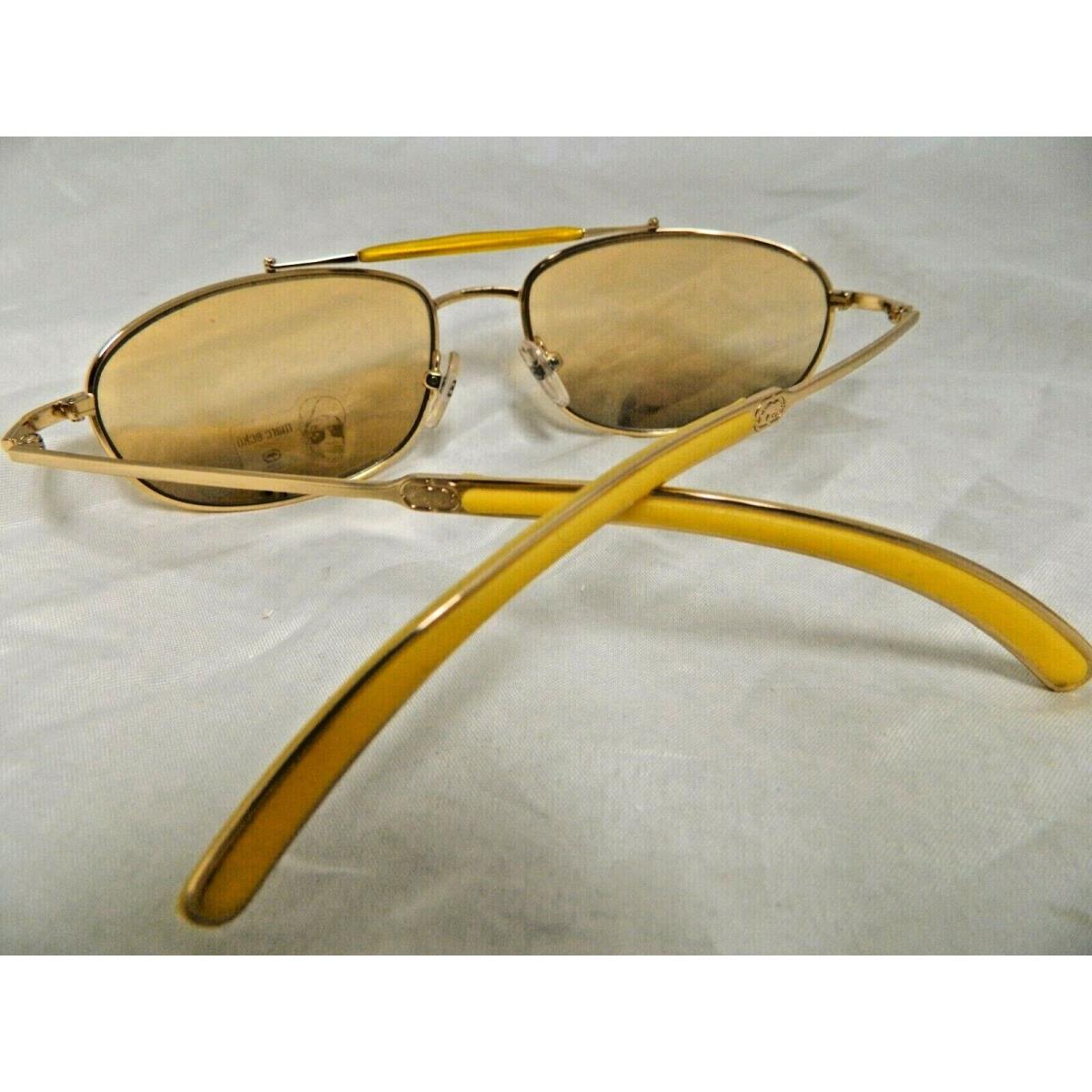 Marc Ecko Men Ecks 8020 Gold Yellow Sunglasses Orig