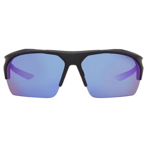 Nike EV1031-064 Terminus Unisex Black Sunglasses Mirrored Lens - Frame: Black, Lens: Multicolor