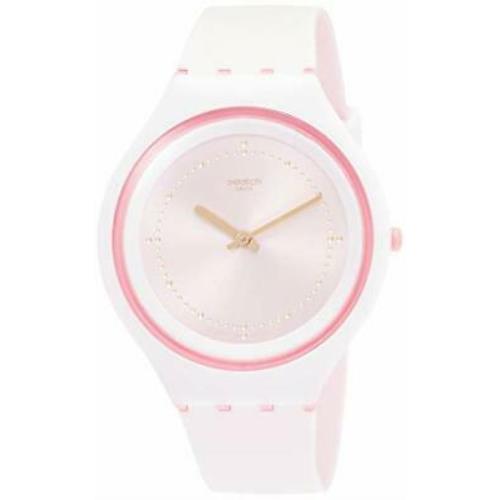 Swatch Skinblush Pink Dial Ladies Watch SVUP101 - Swatch watch 