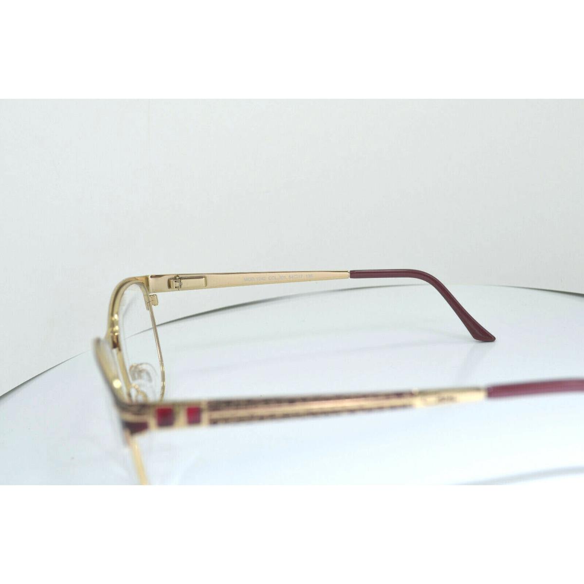 Cazal eyeglasses  - Gold/BURGUNDY Frame 1