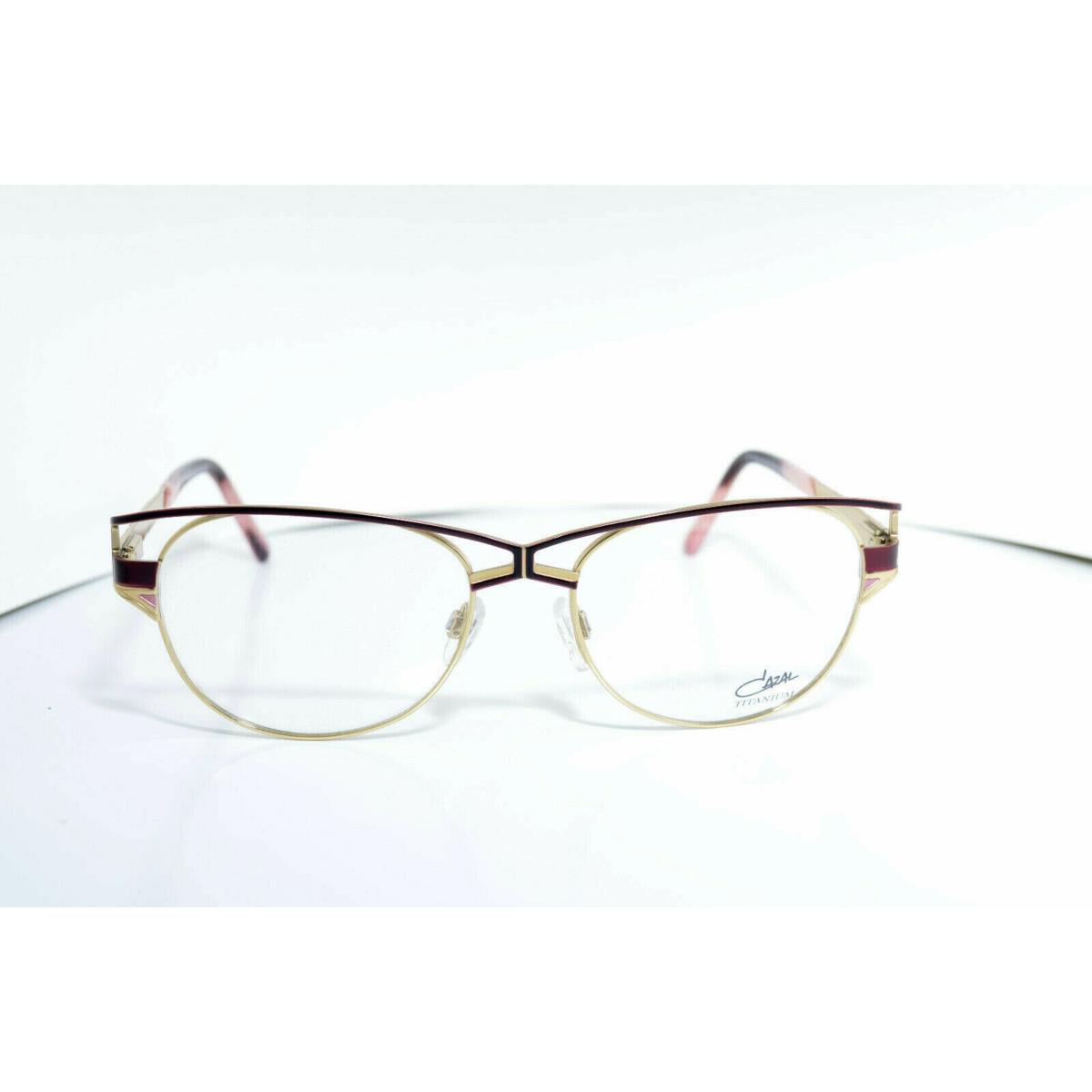 Cazal eyeglasses  - BURGUNDY/GOLD Frame 0