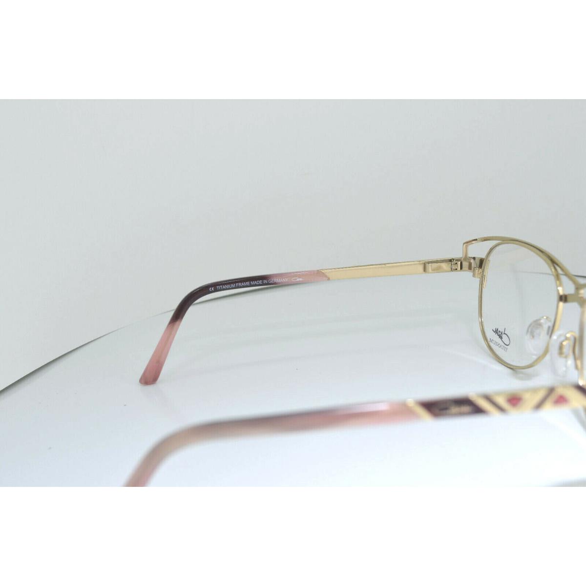 Cazal eyeglasses  - BURGUNDY/GOLD Frame 3