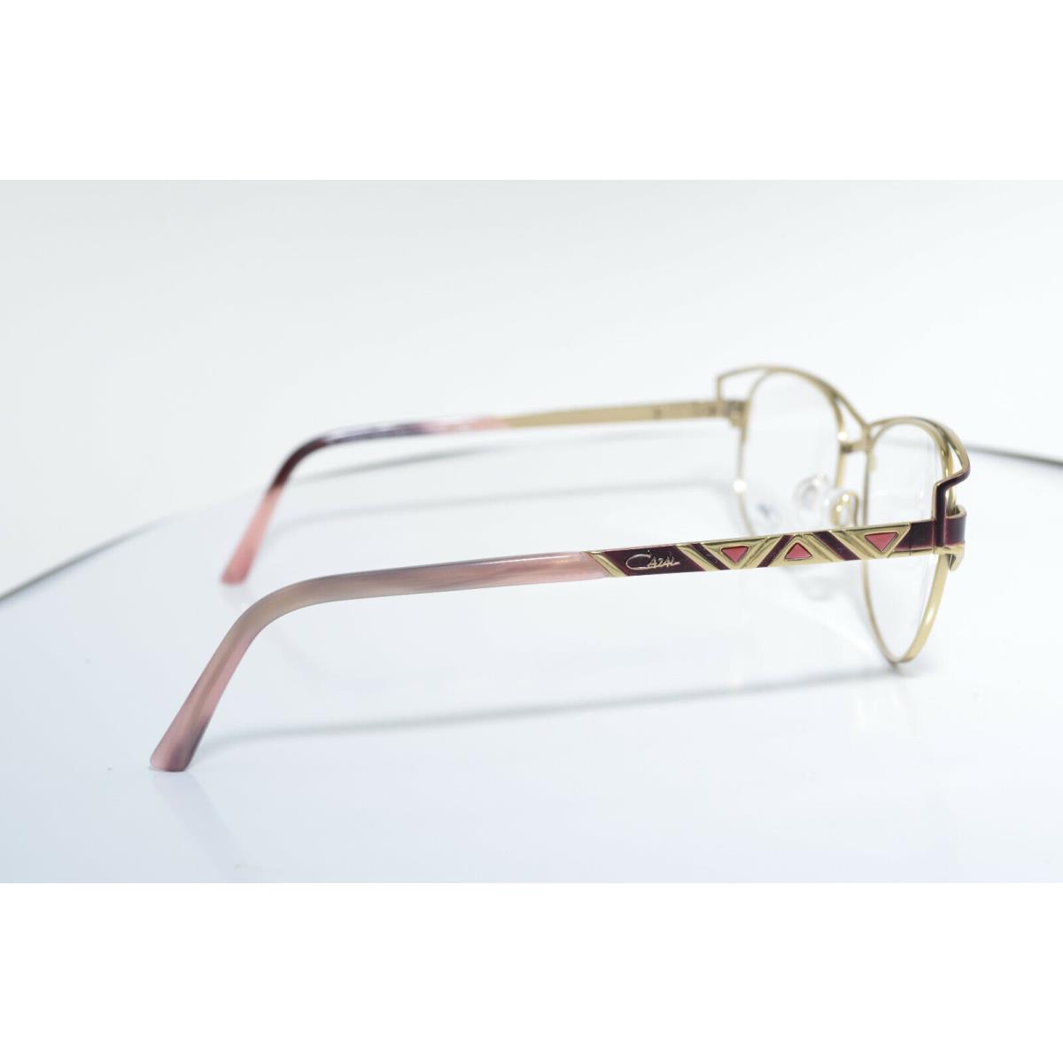 Cazal eyeglasses  - BURGUNDY/GOLD Frame 4