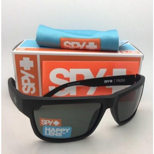 Spy Optic Sunglasses Frazier Matte Black Frames w/ Hdplus Grey-green Lenses