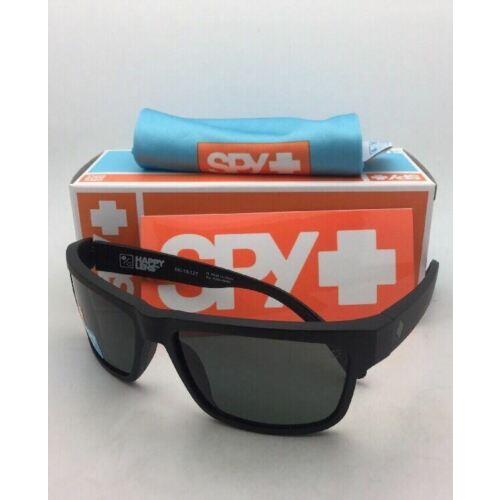 SPY Optics sunglasses FRAZIER - Matte Black Frame, Happy Grey Green Lens