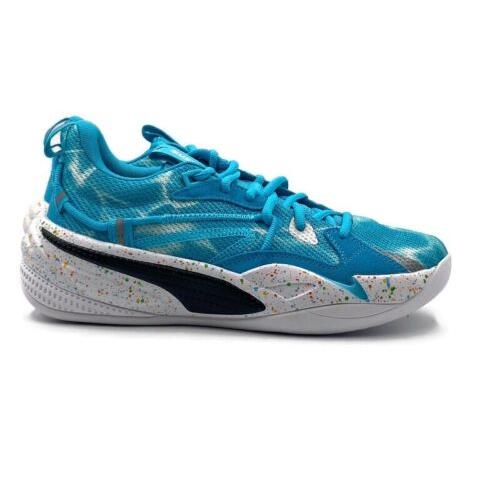 Puma Rs-d Super Mario Sunshine 64 6Y = 7.5 Womens Shoe Blue White Sneaker
