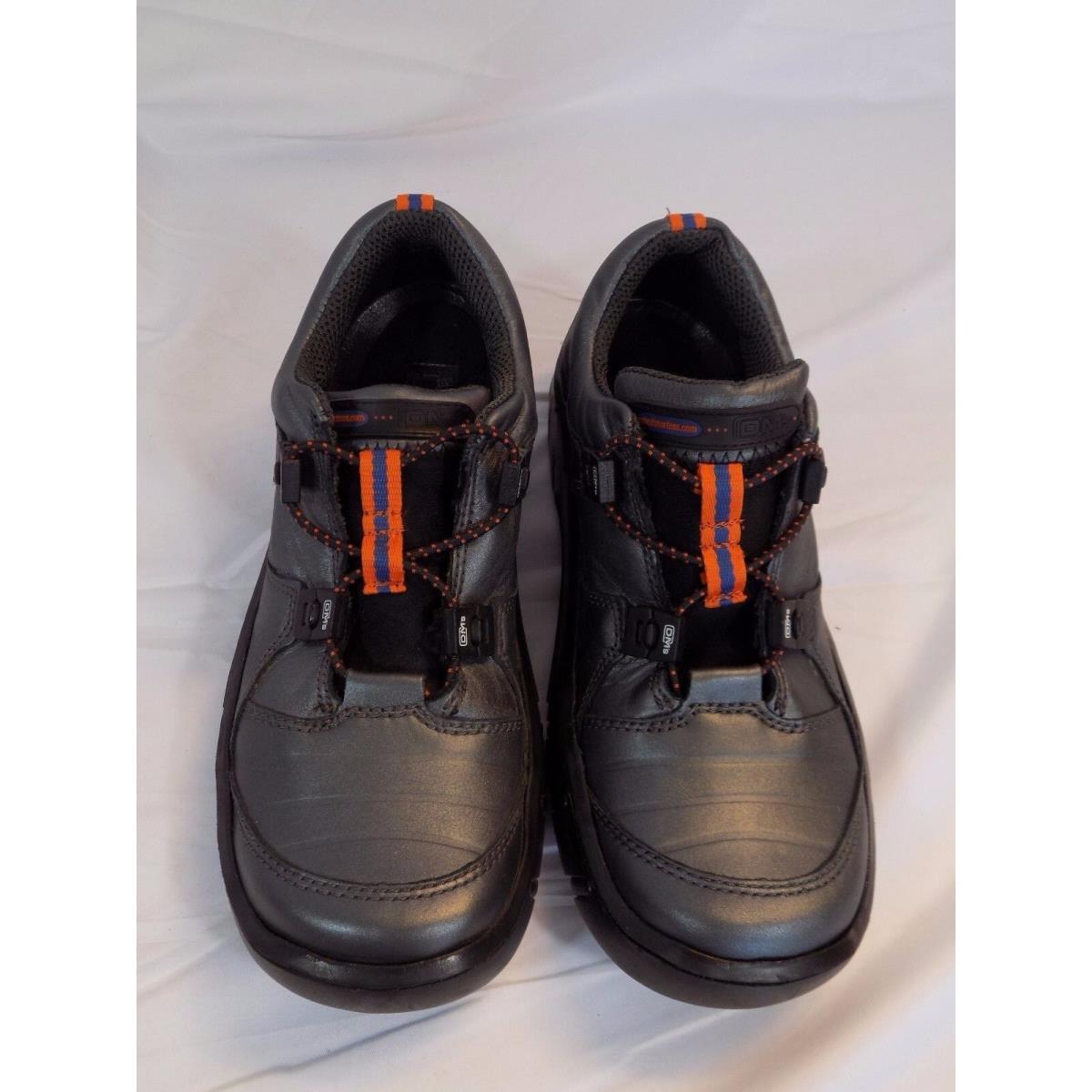 Vtg Dr Doc Martens 9559 Grey Elastic Oxford Shoes Nos UK 5 US Mens 6 Lady 7
