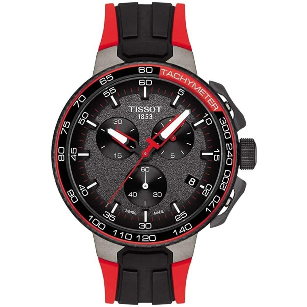 Tissot T-race Cycling T111.417.37.441.01 Chronograph Red Strap Men`s Watch