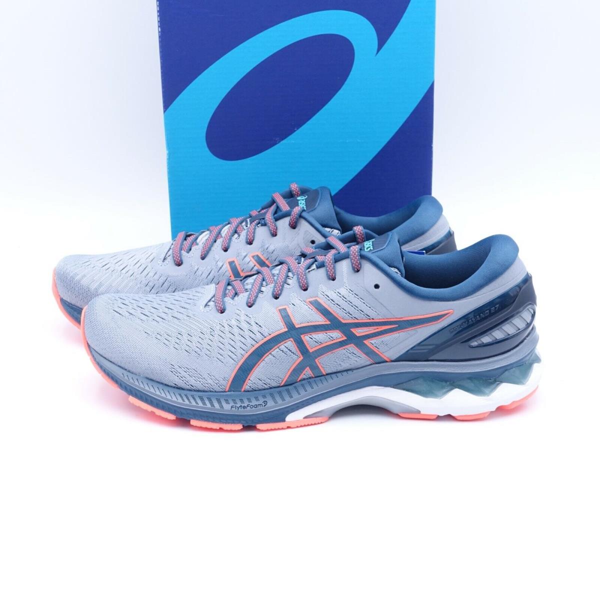 Asics Men`s Gel-kayano 27 Running Shoes 2E Wide 1011A835-021 Sheet Rock |  080460233101 - ASICS shoes - Grey , Sheet Rock/Magnetic Blue Manufacturer |  SporTipTop