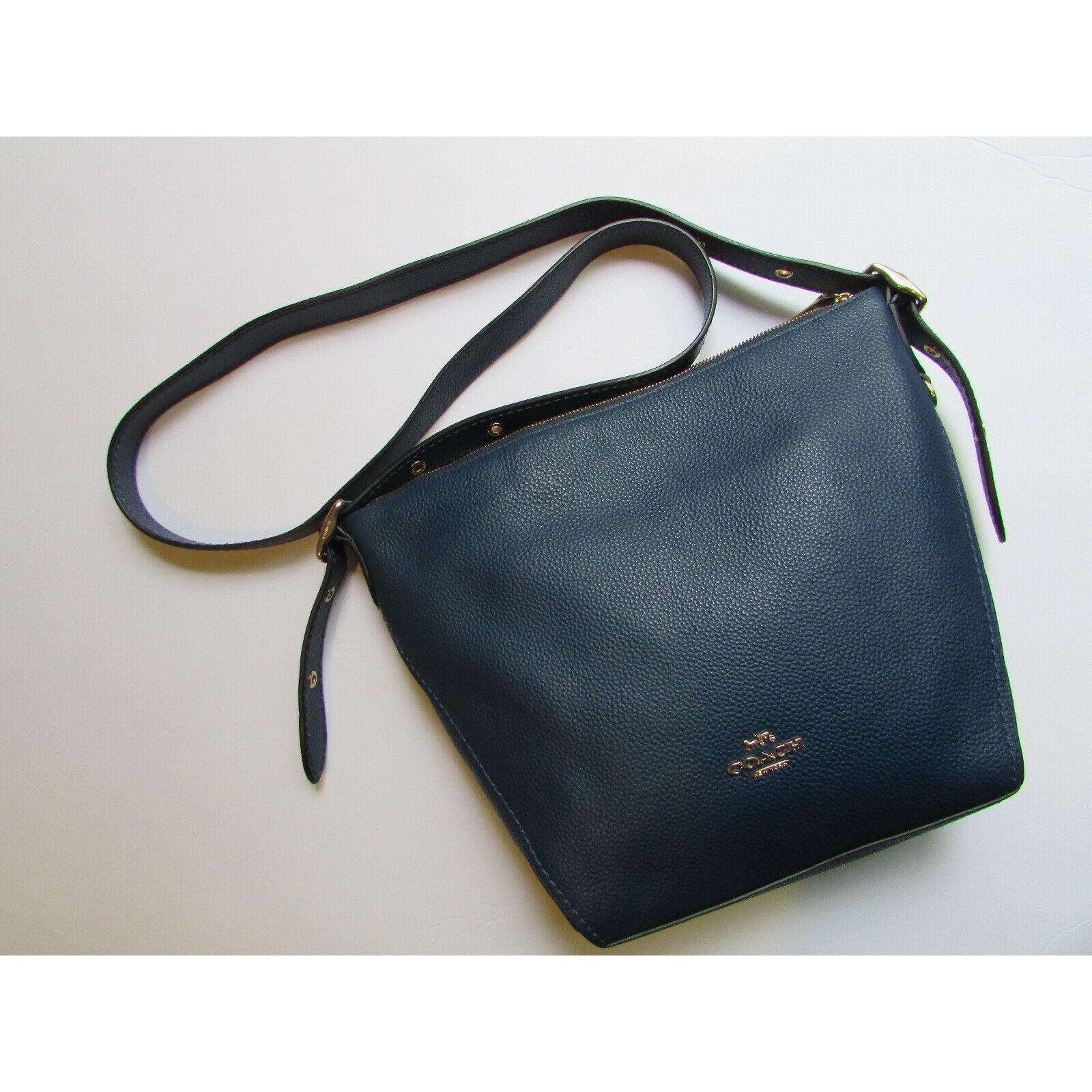 coach crossbody dufflette in refined leather