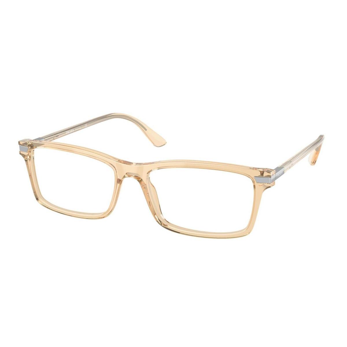 Prada PR 03YV Transparent Brown 01N-1O1 Eyeglasses