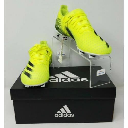 yellow adidas soccer shoes