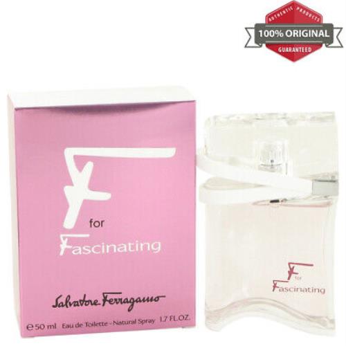 F For Fascinating Perfume 1.7 oz Edt Spray For Women by Salvatore Ferragamo