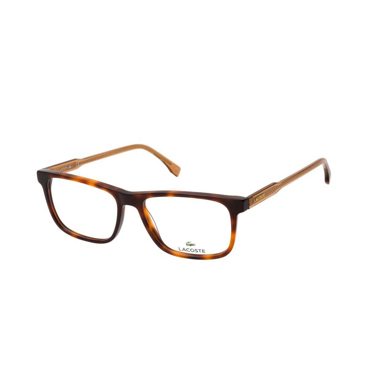 Lacoste L2852 220 Red Havana 55/16/145 Eyeglasses W/case