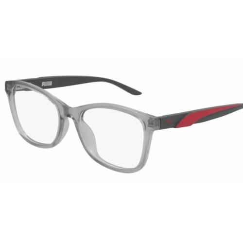 Puma PJ0054O 004 Crystal Grey Square 49 mm Men`s Eyeglasses