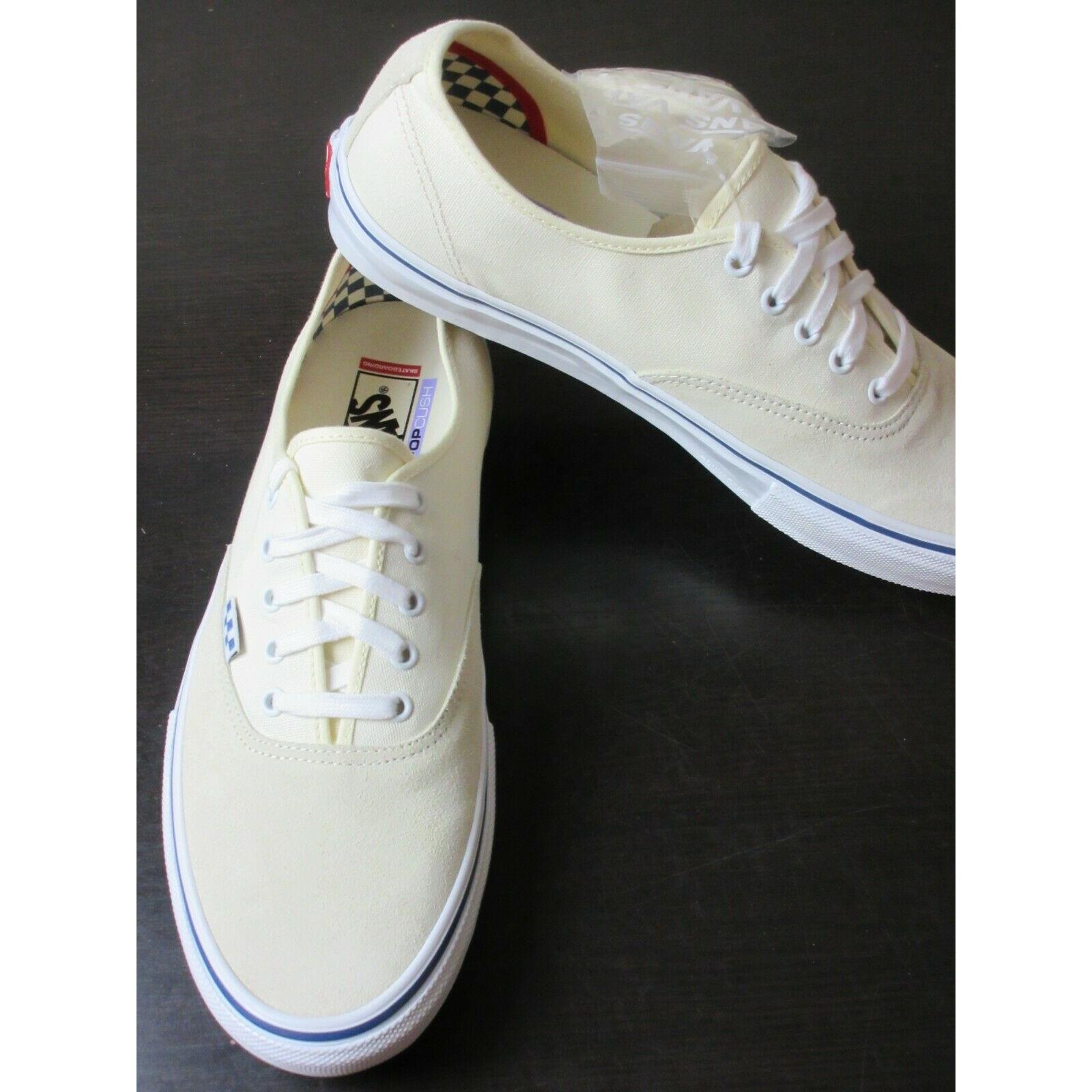 vans authentic broken white