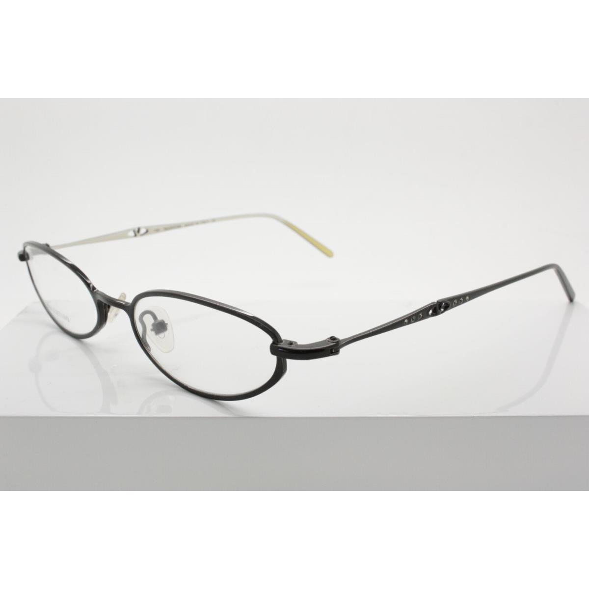 Valentino 5328 Black on Cream 0JV1 Full Rim Eyeglasses Size 48-17-130 mm