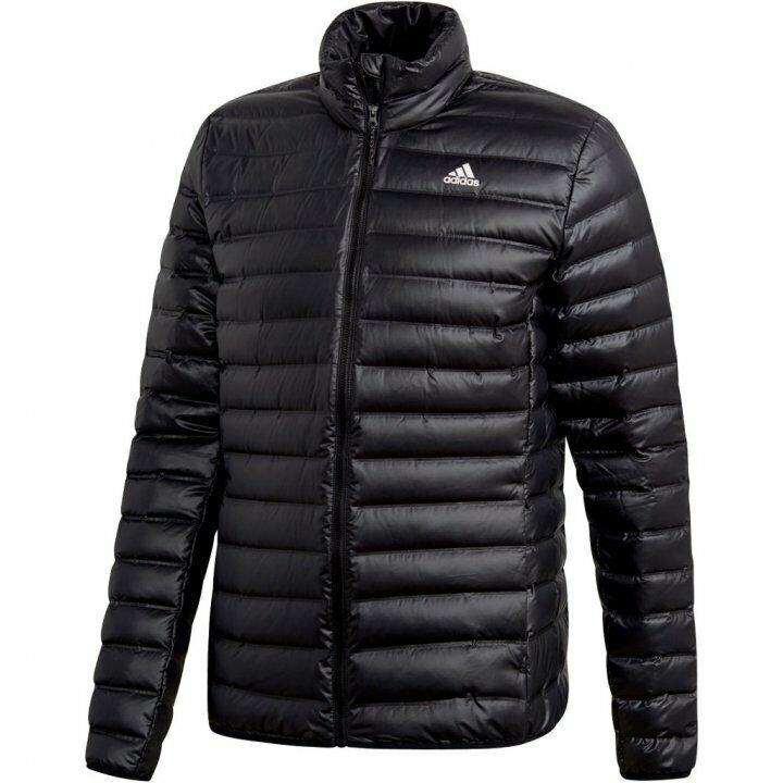Adidas BS1588 Men`s Black Full Zip Side Pockets Outdoor Varilite Jacket XT39 - Black