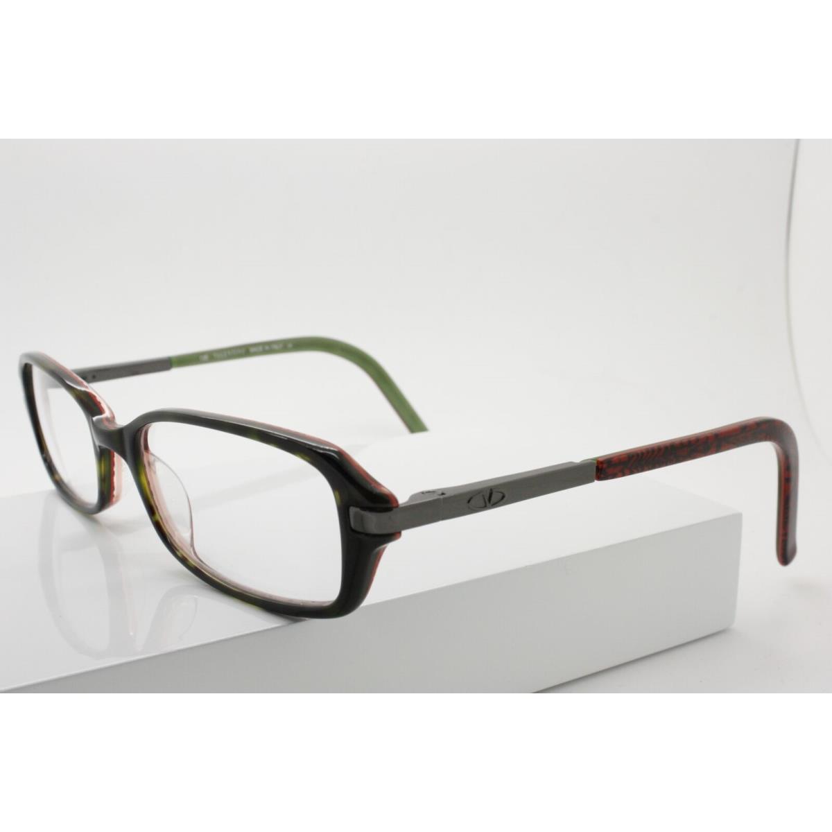 Valentino 5419 Green Tortoise / Red 0Q03 Full Rim Eyeglasses Size 50-17-135 mm