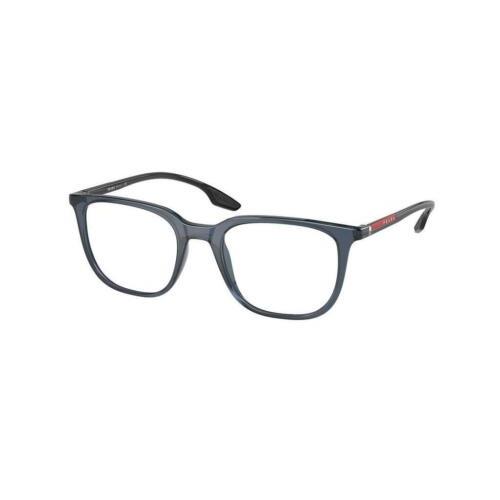 Prada Linea Rossa PS 01OV CZH1O1 Blue Eyeglasses W/ Case 50-19