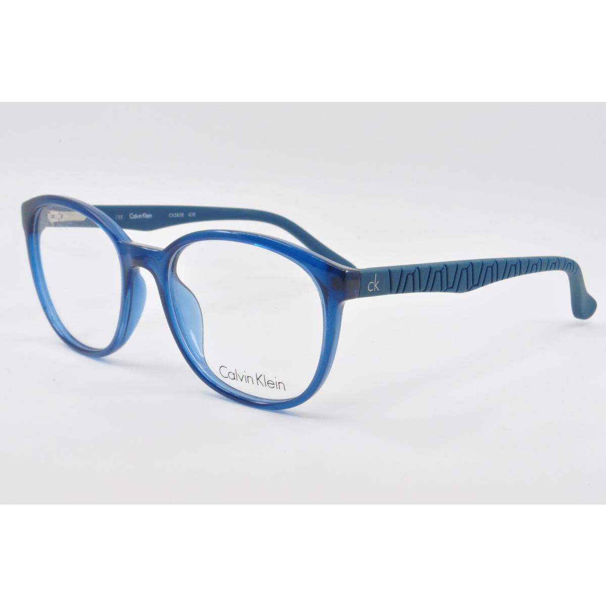 Calvin Klein Eyeglasses CK5858 438 Blue Size 52-18-135