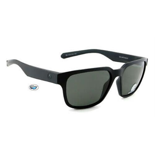 NEW DRAGON POLARIZED Matte Black REFLECTOR 004 Sunglasses with Smoke Lenses 