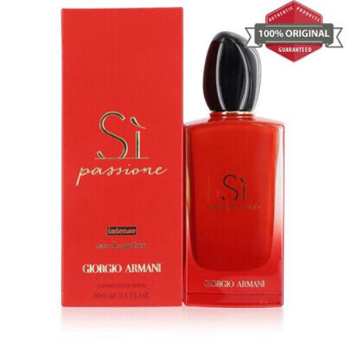 Armani Si Passione Intense Perfume 3.4 oz Edp Spray For Women by Giorgio Armani