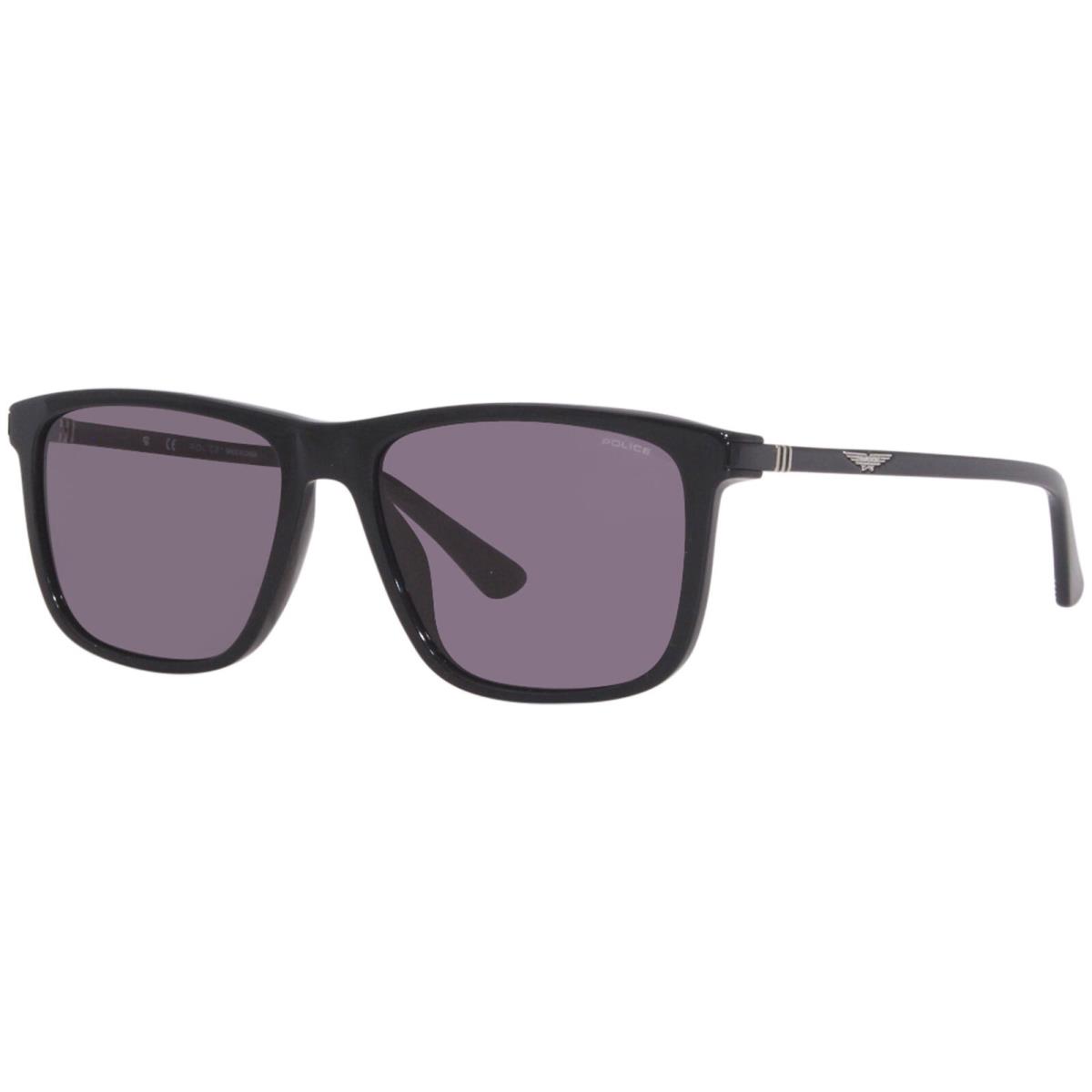 Police Origins-47 SPLE05M 700 Sunglasses Men`s Black/grey Rectangular 57mm