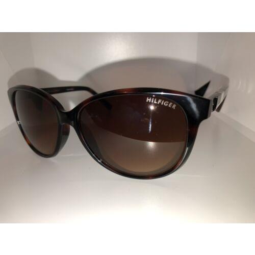 Tommy Hilfiger Womens Tortoise Shell Dark Brown Havana Glasses THDL40