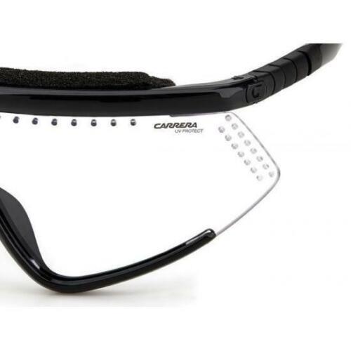 Carrera sunglasses HYPERFIT - Black Grey / Transparent , Black Grey Frame, Transparent Lens