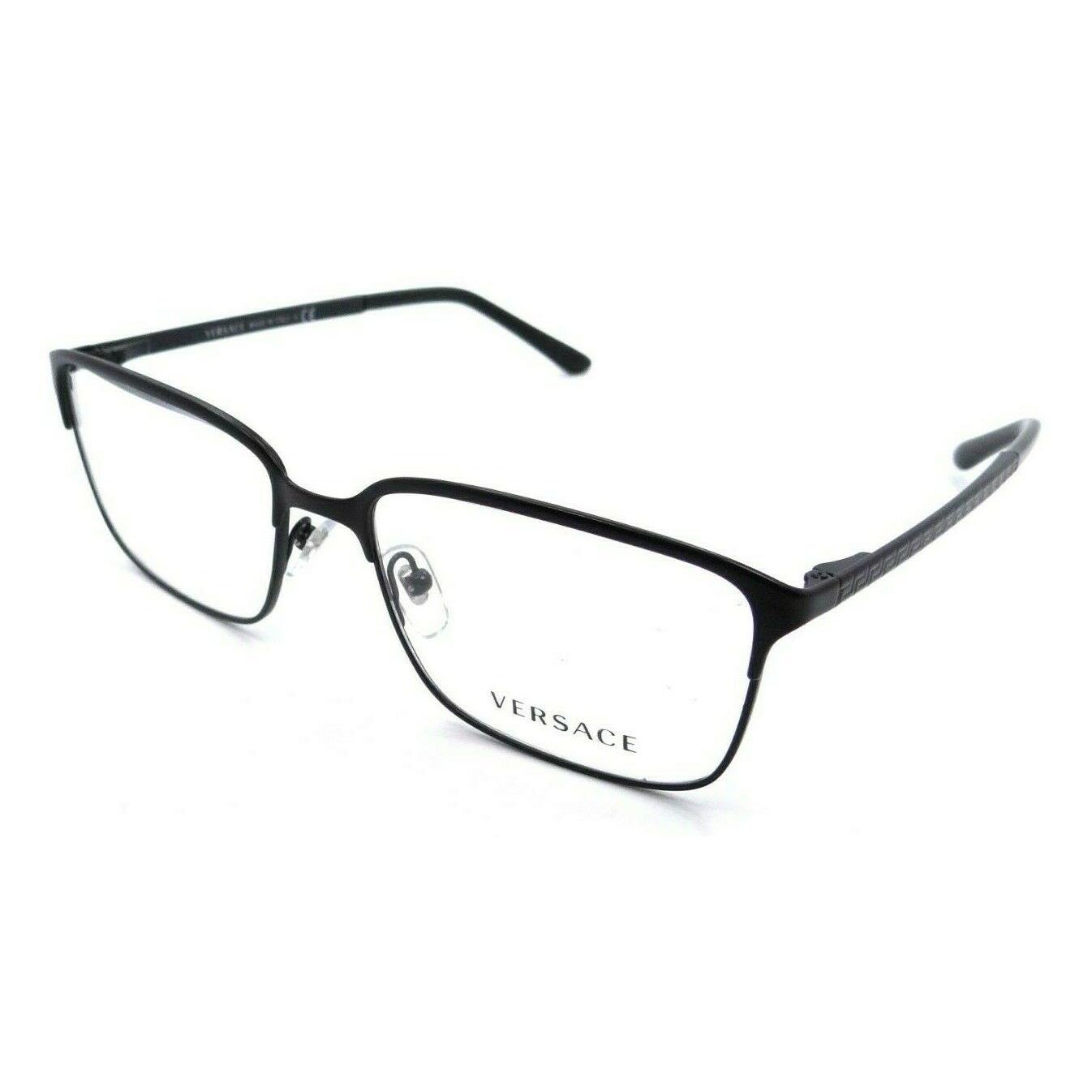 Versace VE1232 1261 Matte Black Eyeglasses W/ Case 54-16