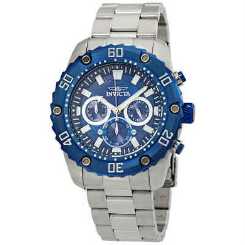 Invicta Pro Diver Chronograph Blue Dial Men`s Watch 22517