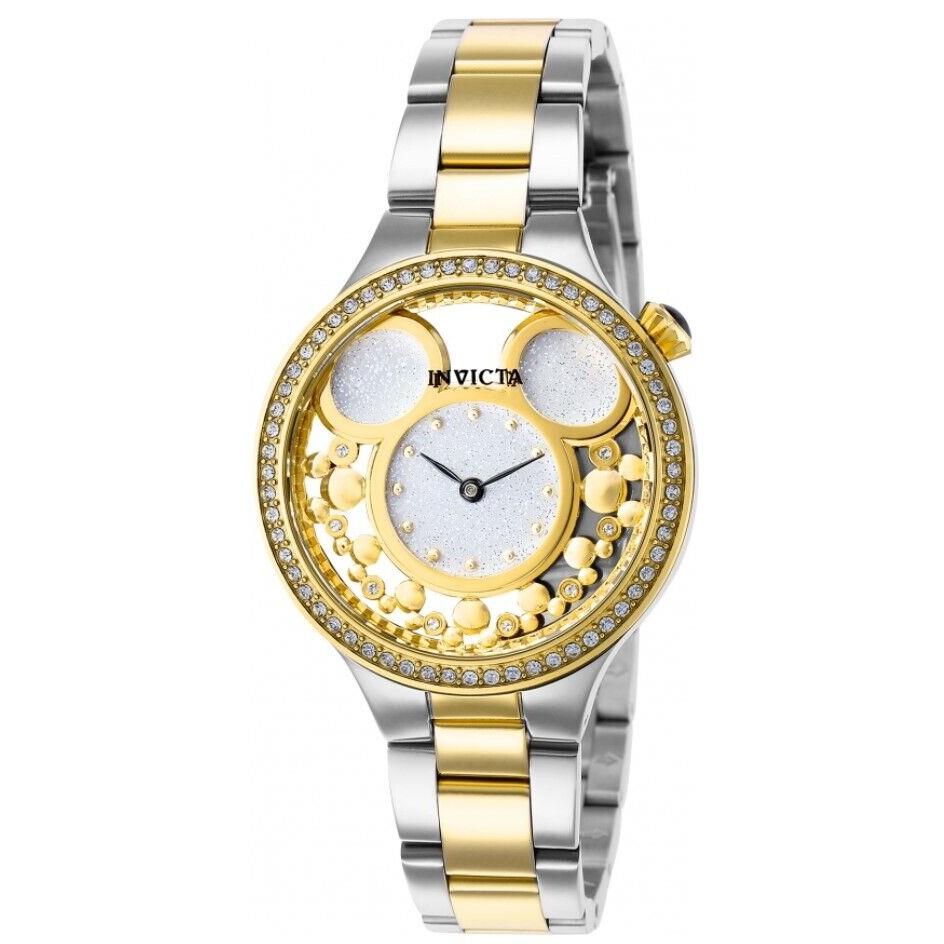 Invicta Disney Luxe Women`s 35mm Limited Edition Two-tone Mickey Watch 36259