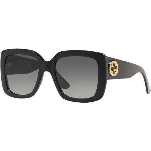 Gucci Women`s Squared Butterfly Sunglasses w/ Gradient Lens GG0141SN-001 - Italy