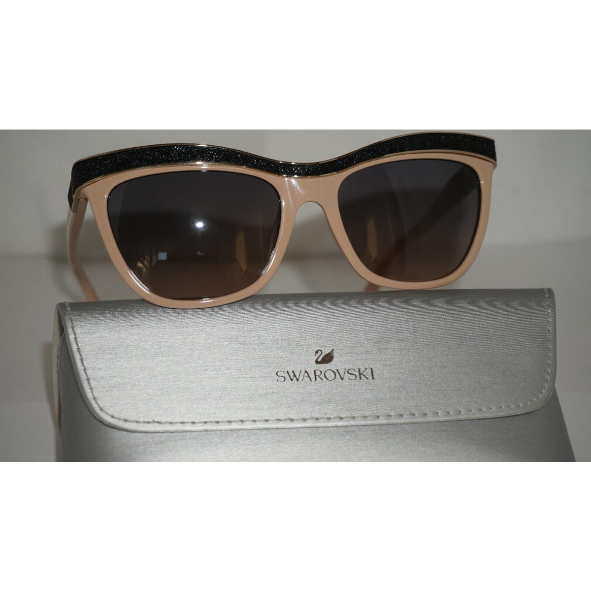 Swarovski Sunglasses Rose Pale Gold Brown SK0075/S 72B 55 17 135