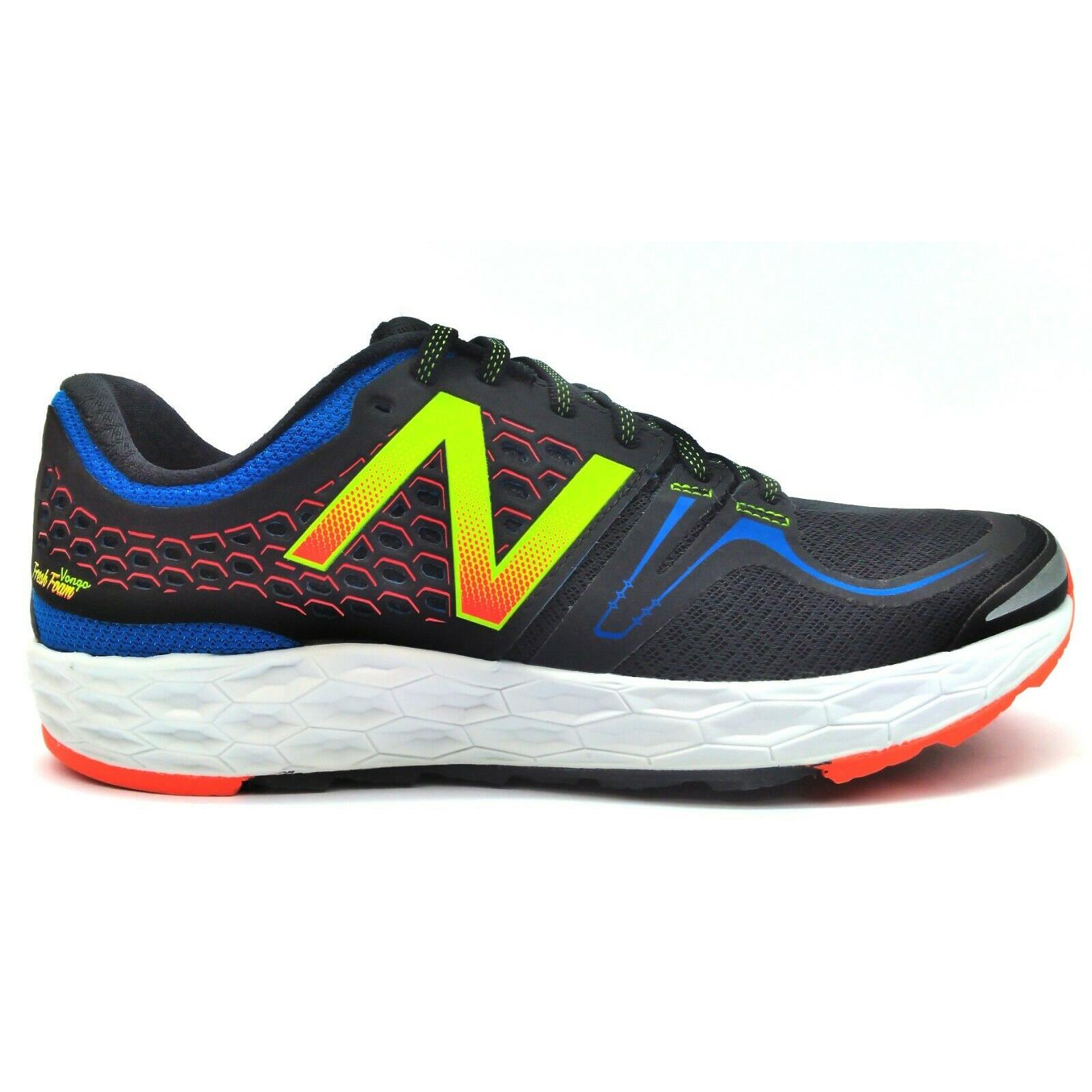 Balance Men`s Vng Synthetic Running Cross Training Shoes Black Orange Blue