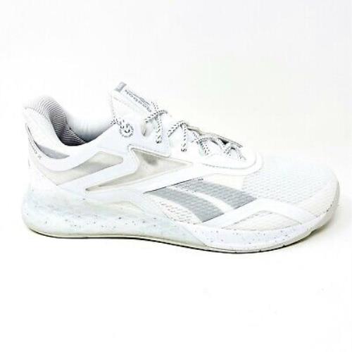 Reebok Nano X PR White Pure Grey Womens Cross Training Sneakers FX7952