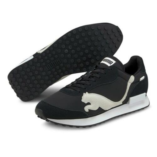 Puma Future Rider The Cat `black White` 380864-02Men`s Running Shoes - White